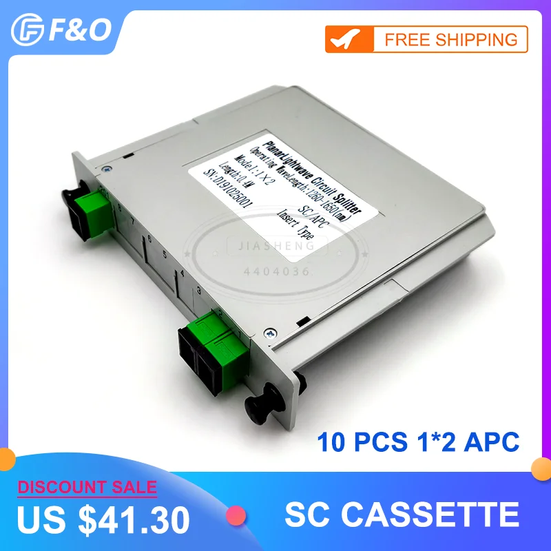 Оптоволоконный сплиттер FTTH от 1 до 2 SC UPC/SC APC SM 1X2 один режим для оптоволоконного