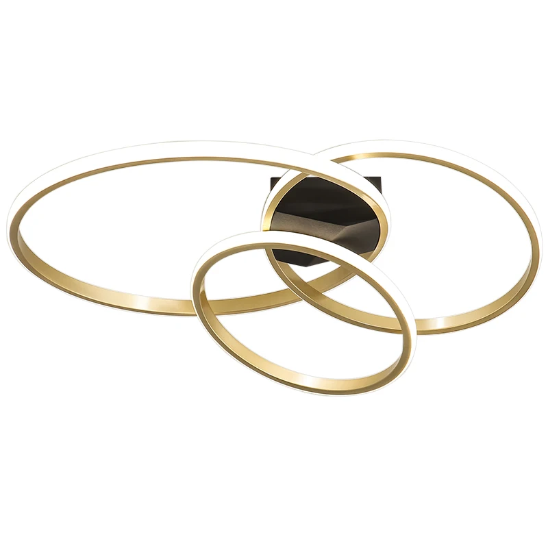 

Round Circlr Rings Modern LED Ceiling Lights for Living Room Bedroom Study Luminaire Plafonnier Lustre Led Ceiling Lamp for Home