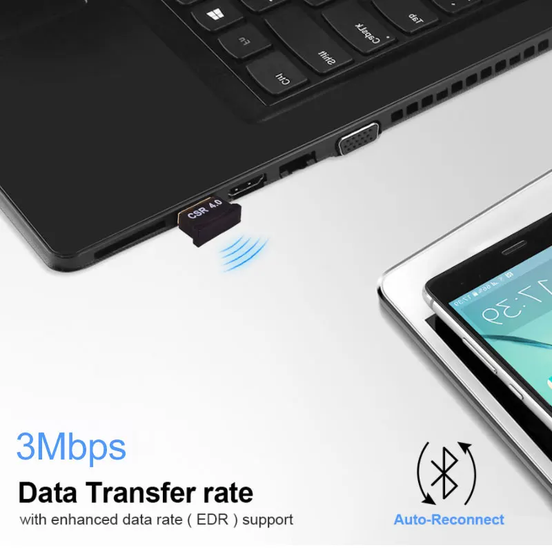 Беспроводной Bluetooth передатчик приемник USB Bluetooth адаптер мини USB 4,0 ключ для компьютера динамик CSR 4,0(A523