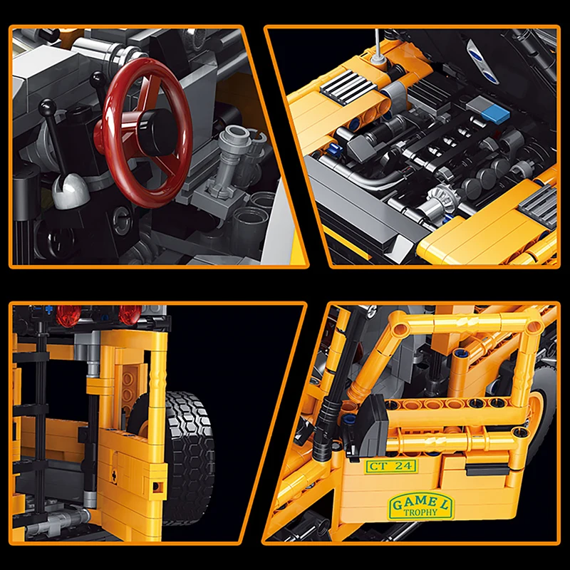 

High-tech Expert Moc Famous Super Sport Car Building Blocks Speed Off-road Vehicle Model Bricks Birthday Gift Toys For Children