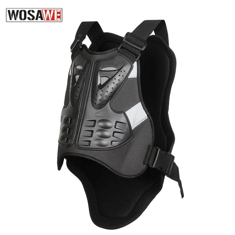 WOSAWE 5 шт./компл. мотоциклетная куртка налокотник защита колена спортивный жилет