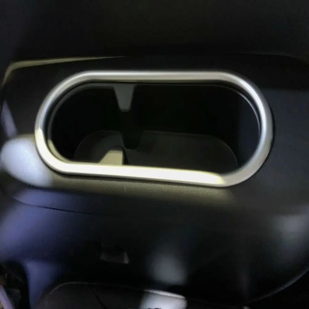 Cubierta cromada para asiento trasero de Mazda, accesorios de moldura para Interior de CX-9, 2016, 2017, 2018, 2019, ABS
