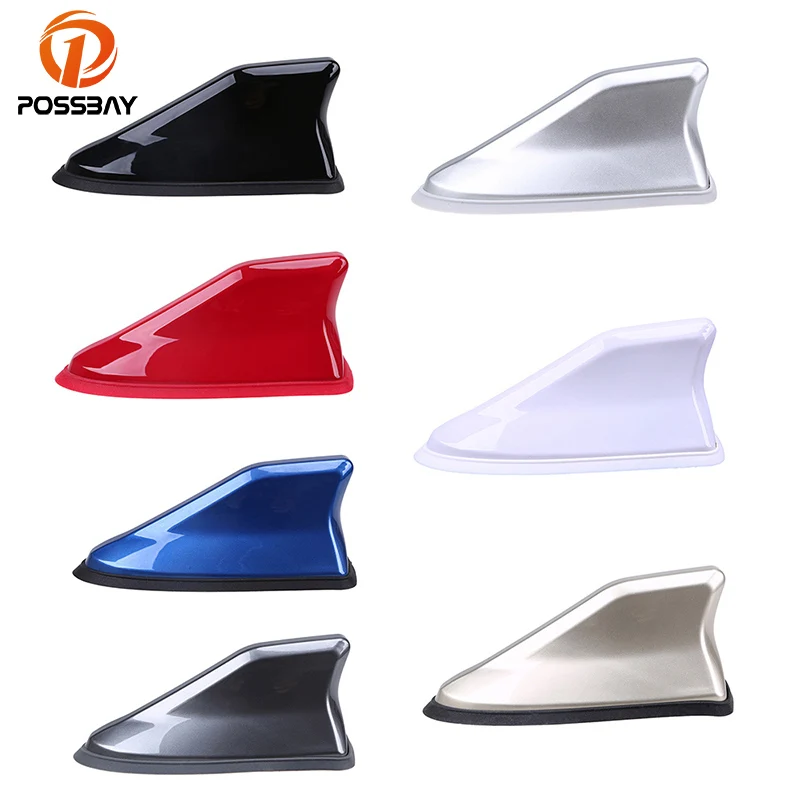 

POSSBAY Car Shark Fin Antenna Auto FM Radio Aerials for VW Polo Ford Chevrolet Audi Qashqai Peugeot Kia Antenne Voiture