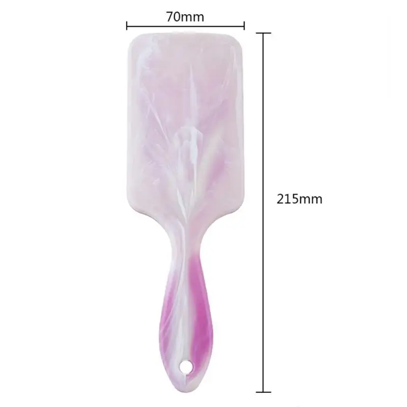 Пластиковая щетка для волос с мраморным узором 4 цвета Массажная мокрых и