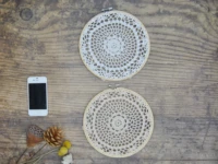 nordic handmade macrame dreamcatcher woven knitted wall hanging tapsey room decoration farmhouse decor no b038 diameter 20cm