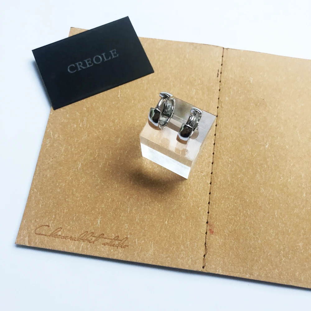 Серьги-Обручи На Петлях классические средние 2019 аксессуары модные ювелирные