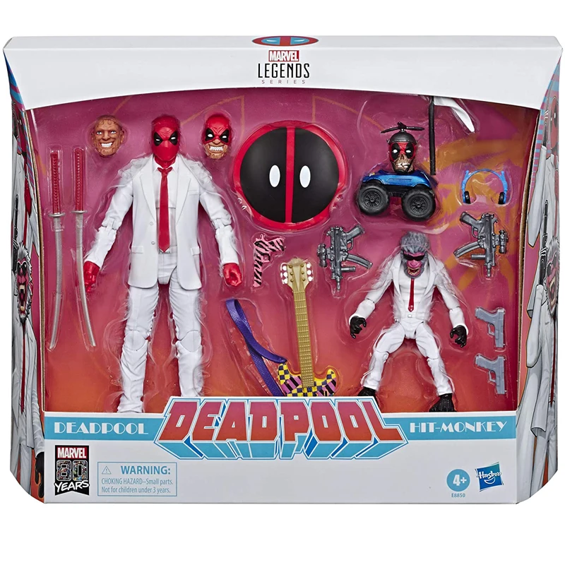 

Hasbro Marvel Legends Series 15cm Scale Vintage Comic-Inspired Deadpool & Hit-Monkey Collectible Action Figure