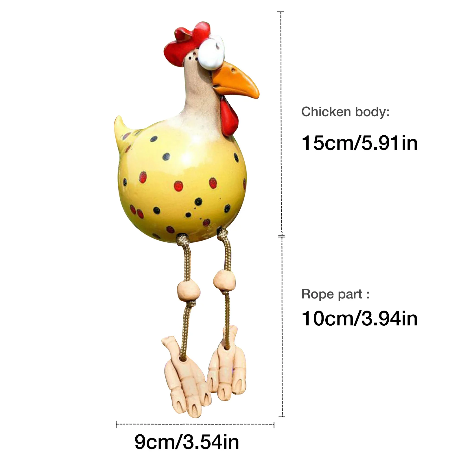 

Chicken Yard Art Garden Statues Backyard Lawn Stakes Plastic Duck Hen Yard Decor Gift Garden Decoration Outdoor Garden Ornaments