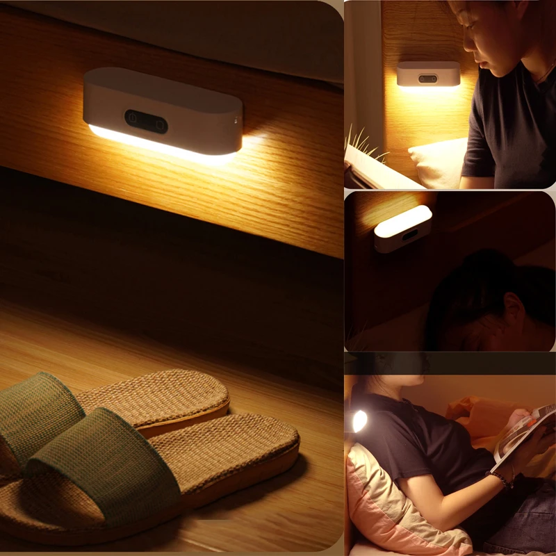 Ночсветильник с инфракрасным датчиком движения и сенсорным выключателем лампа