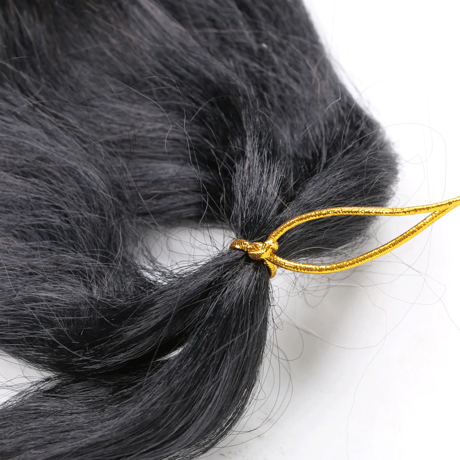 Предварительно растянуты плетение накладные волосы на заколке для 22 дюймов