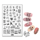 Большой размер, искусственный алфавит, буквы, русская фраза, покер, винтажный цветок, любовь, губы, инструмент для ногтей, 14,5*9,5 см, mezerun05