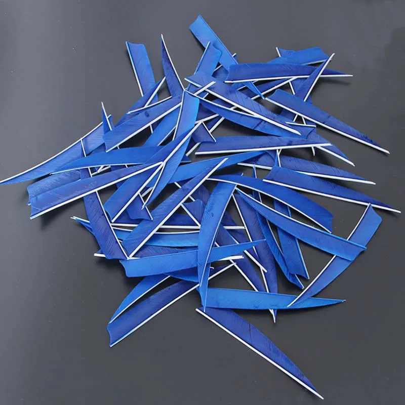 4 цвета стрельба из лука турецкое перо дюйма охотничьи лопасти-стрелки Флетчинг