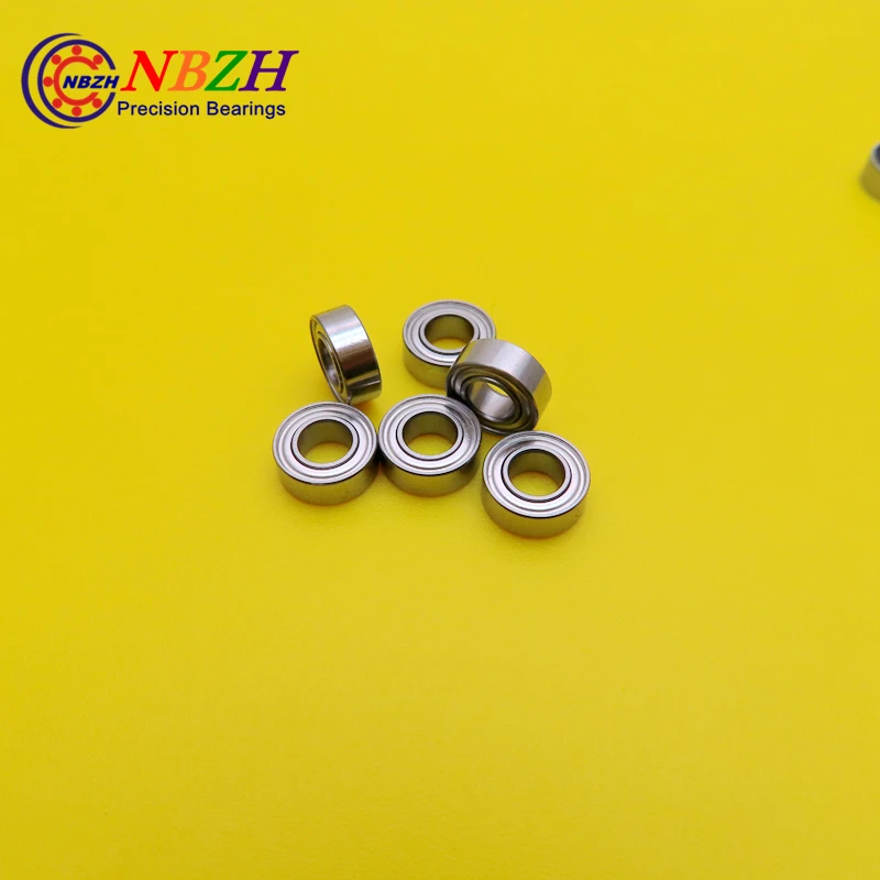 Миниатюрные шарикоподшипники NBZH MR84RS L840 10 шт. 4*8*3 мм с резиновым уплотнением для