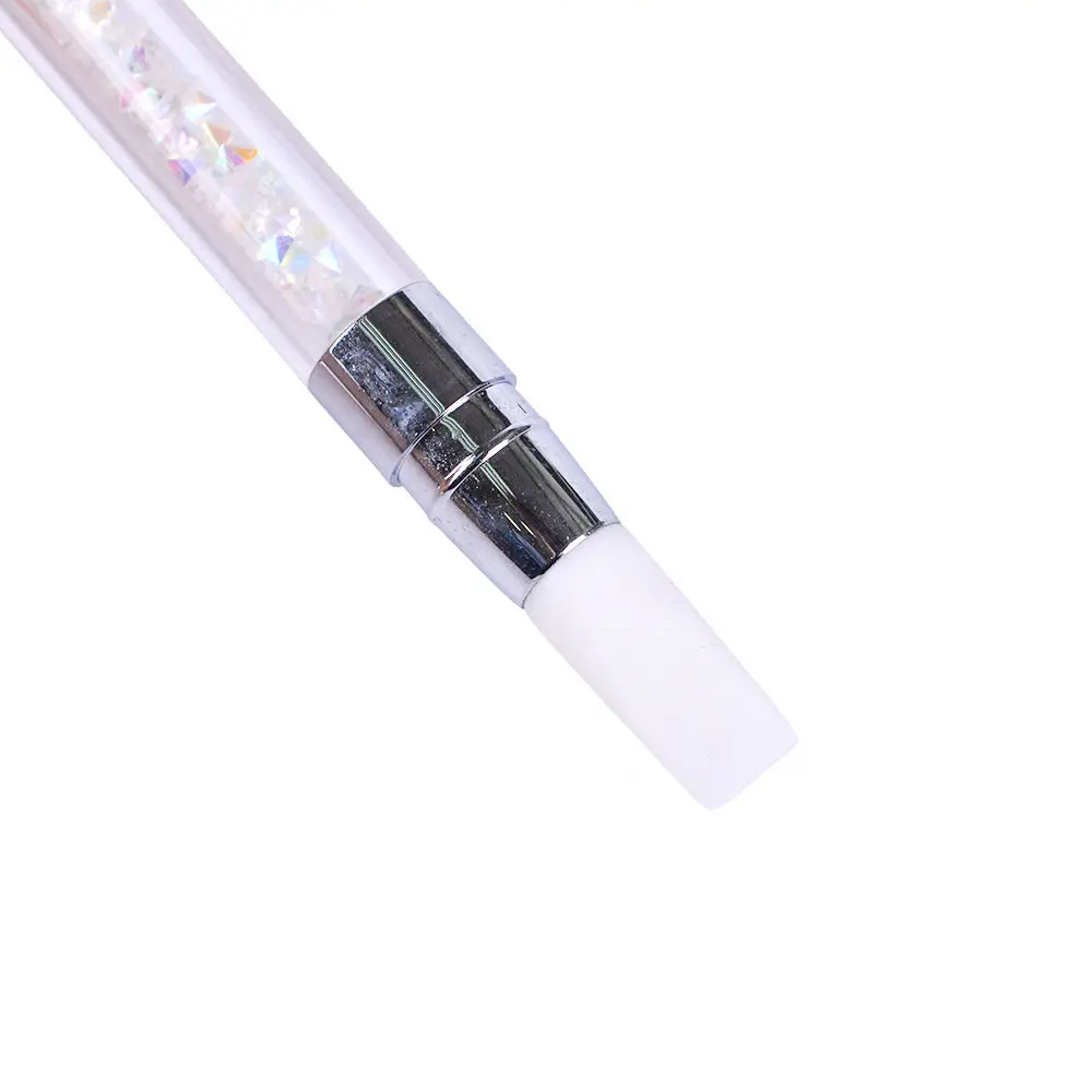 

3pcs/set 2 Way Silicone Head Nail Art Brush Dotting Tools Nail Art Sculpture Pen Carving Craft Popular Nail Art Tools