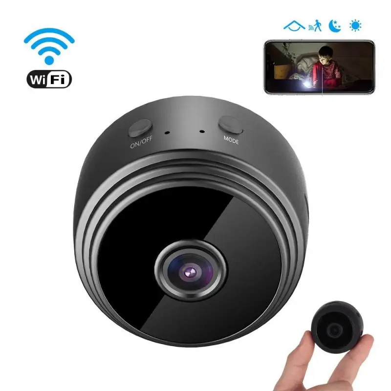 

1pc Newest 150-degree Viewing Angle 720P Mini IP WIFI Camera Camcorder Wireless Home Security DVR Night