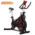 Статический велосипед ONETWOFIT с нагрузкой 127 кг, велосипед для квартиры, спиннинг, велосипед, тренажерный зал, стационарный велотренажер, фитнес оборудование для домашнего тренажера