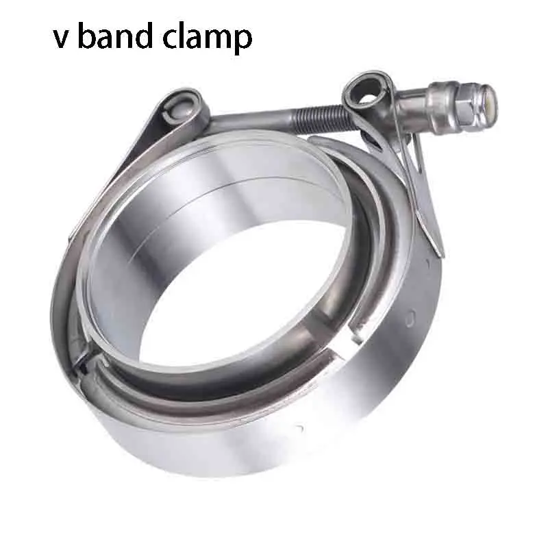 

V band Clamp 1.5/2/2.25/2.36/3/4 inch Stainless Steel V-band Clamp Male Female Exhaust Flange Stainless Steel Vband Clamps