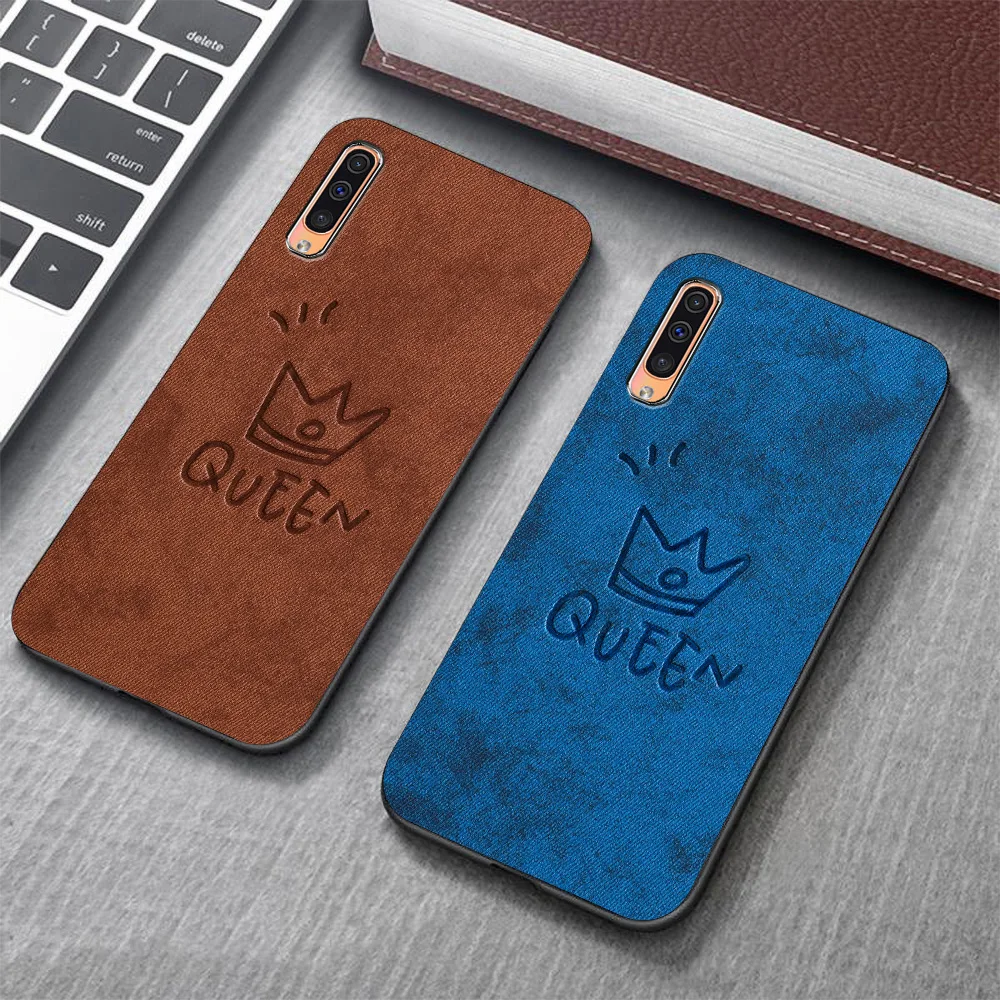 

Case For Samsung A51 A52 A71 A12 A50 S21 Ultra Cases S20 FE S 21 Plus A21S A70 A32 A40 A41 A31 Soft Case Slim Cloth Skin Cover