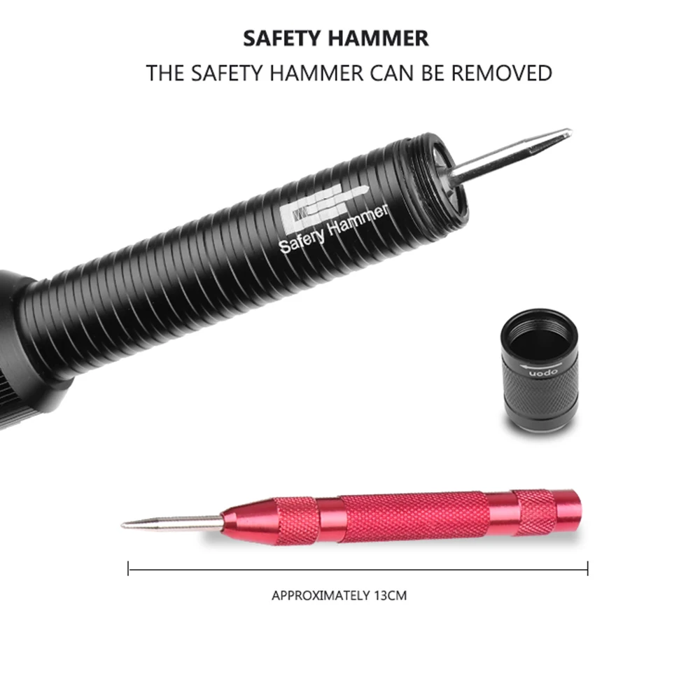 

Diving T6 LED Torch LED lamp beads Led flashlight Used for adventure camping etc. Stylish 2 Modes waterproof Use 18650