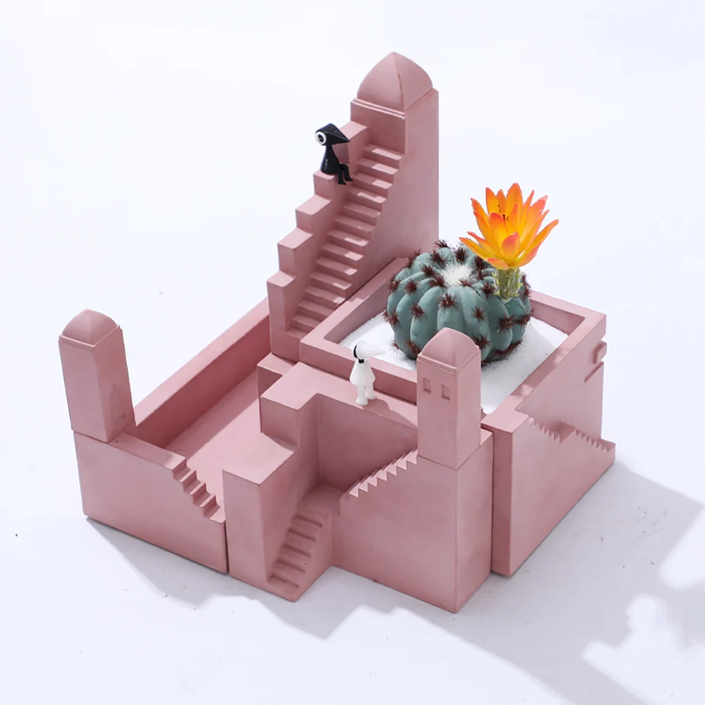 Многофункциональные силиконовые формы форма для кашпо из цемента контейнер