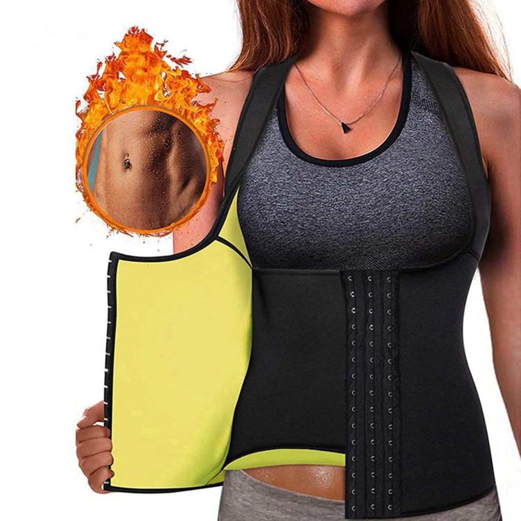 

Slim Body Shaper Tummy Fat Burner Weight-Loss Sweat Tank Top Thermo Neoprene