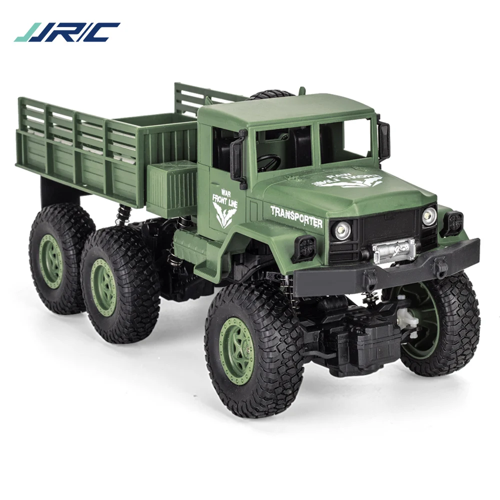 JJRC Q69 RC автомобиль 8 км/ч 6WD Регулируемая скорость внедорожный военный 1:18 багажник