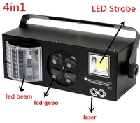 dj lights stage lighting led gobo led beam laser led strobe 4in1 led projector laser disco light mini auto flash sound laser