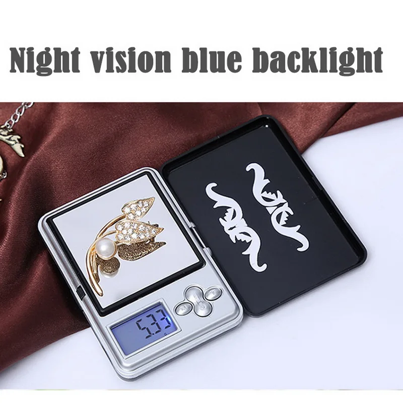 

High precision 0.01g Digital kitchen Scale Jewelry Gold Balance Weight Gram LCD Pocket weighting Electronic Scales New