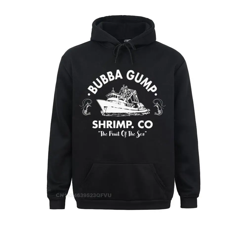 Men's Bubba Gump Shrimp Hoodies Fish Funny Fisherman Clothing Funny Pullover Hoodie Harajuku Japanese Streetwear