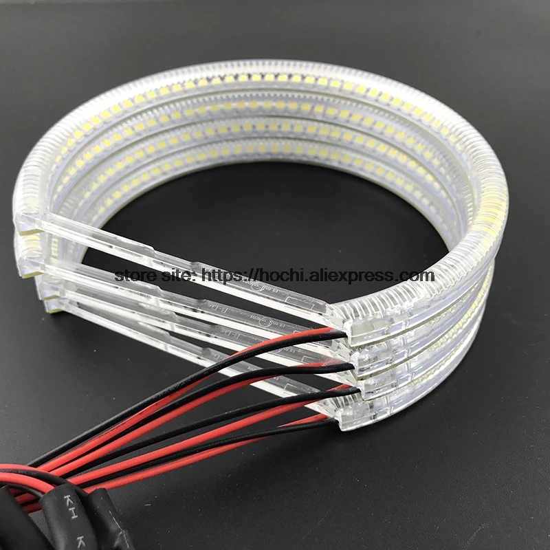 Ultra bright SMD white LED angel eyes 1600LM 12V halo ring kit for Toyota X100 Chaser 1996 1997 1998 1999 2000 2001 | Автомобили и