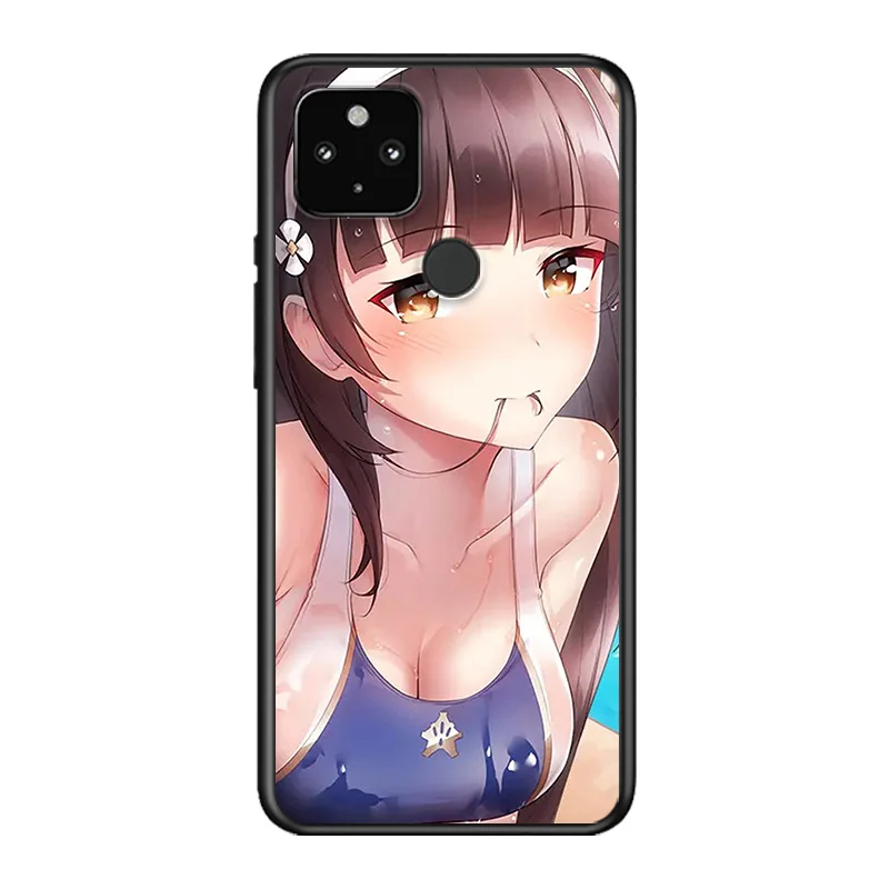 

Anime Sexy Devil Woman Girl Soft TPU Silicone Black Cover For Google Pixel 5 4A 5G 4 XL Phone Case