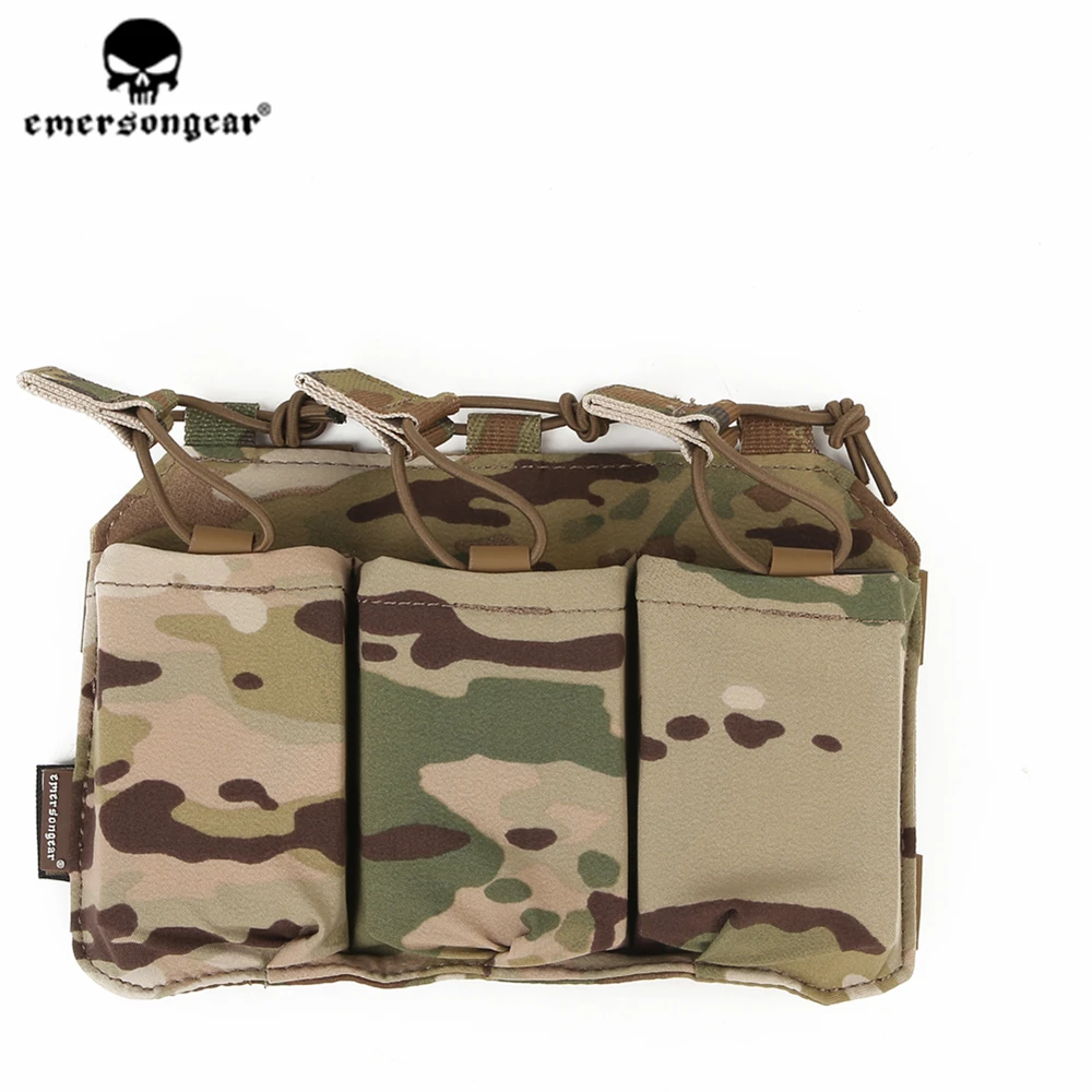 Emersongear Emerson тройной маг Чехол для SS Vest 556 762 подсумок держатель тактический страйкбол охотничий Аксессуар Чехол - Цвет: MC