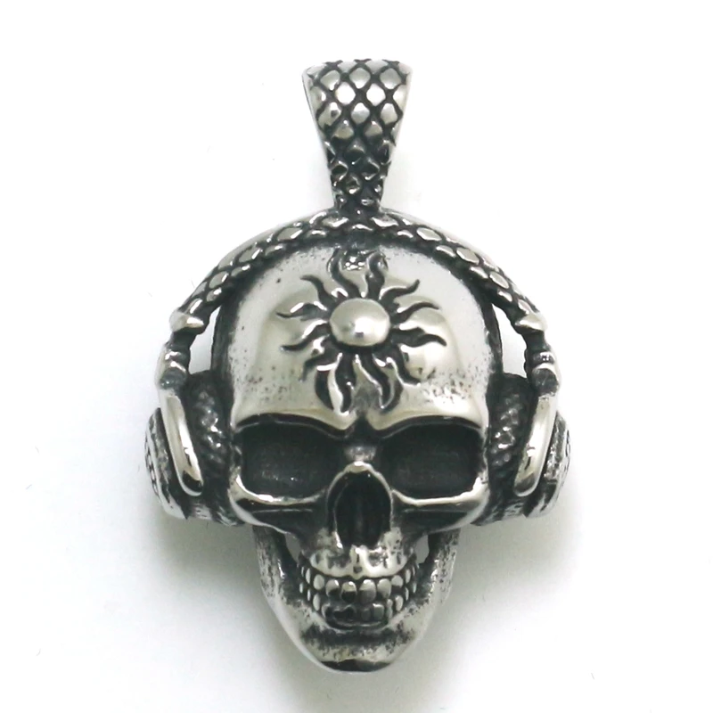 

Мужская подвеска в виде черепа из нержавеющей стали 316L