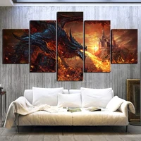 large fantasy art paintings wing of death poster poster poster game pictures wall art for home decor living room decoration