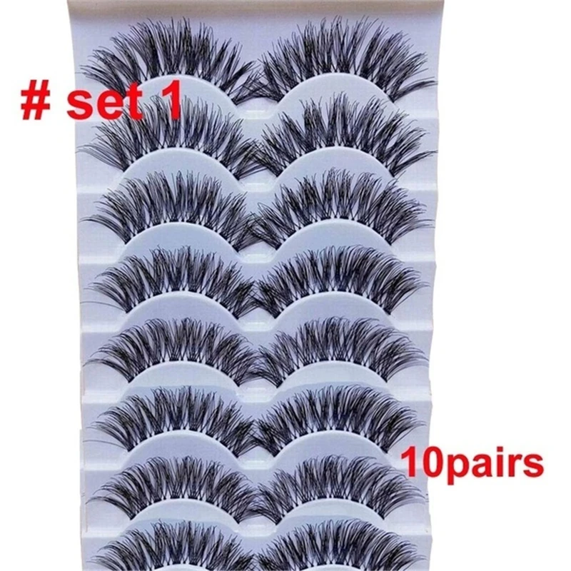 10 пар норковых ресниц натуральные накладные ресницы драматический объем Макияж