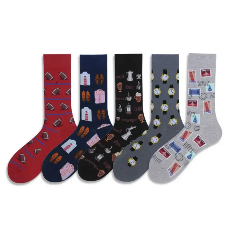 2019 чулки зимние дышащие теплые женские часы со штампами креативные Повседневные