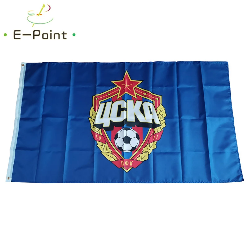 Россия ПФК ЦСКА Москва 3фт*5фт (90*150см) Размер Рождественских украшений для дома Флаг Баннер Тип А Подарки на.