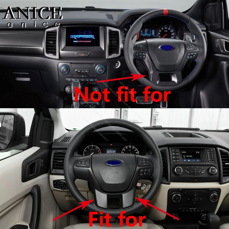 Декоративная накладка на рулевое колесо Накладка для Ford Ranger Everest ручной работы 2015