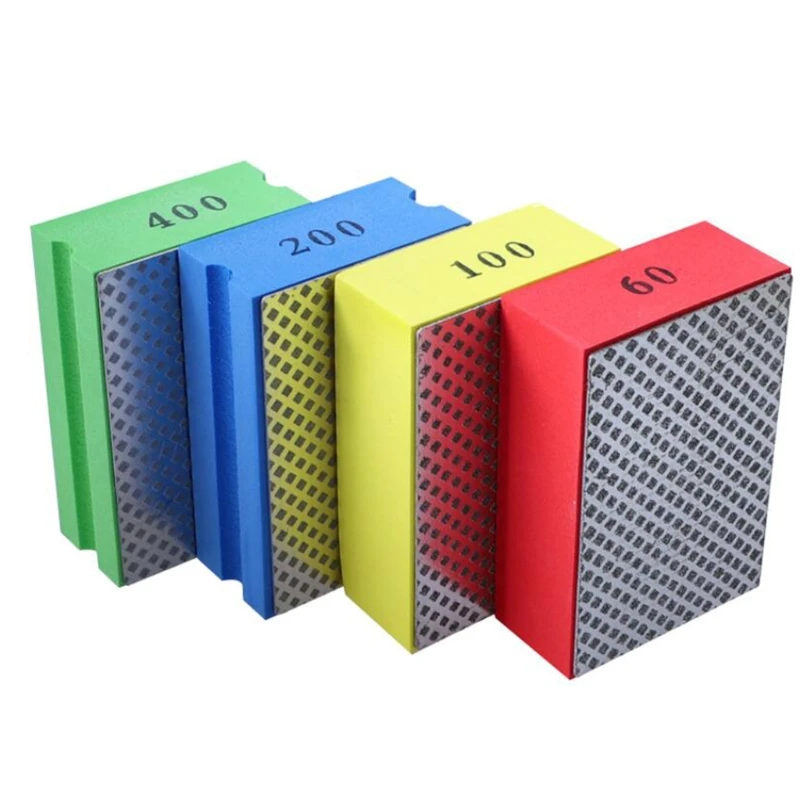 

Practical Diamond Hand Polishing Pads Hand-held Sanding Blocks for Marble Stone Tiles Grinding Polishing for Sharp Edge