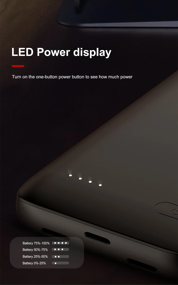 Ультратонкий чехол с внешним аккумулятором для iPhone 12 Pro Max iPhone12/12 Mini чехлы