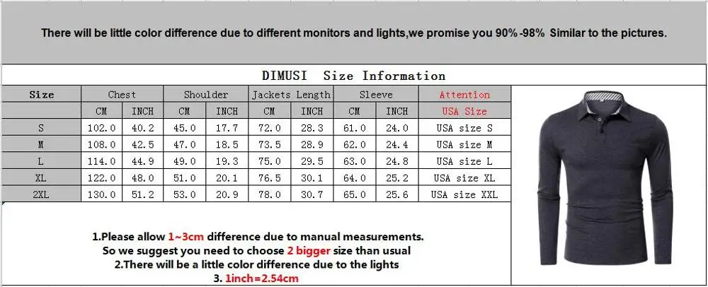 

DIMUSI Summer Men Polo Shirts Casual Man Long Sleeve Slim Fit Shirts Men Cotton Sweatshirt Tops Tees Para Hombre Clothing