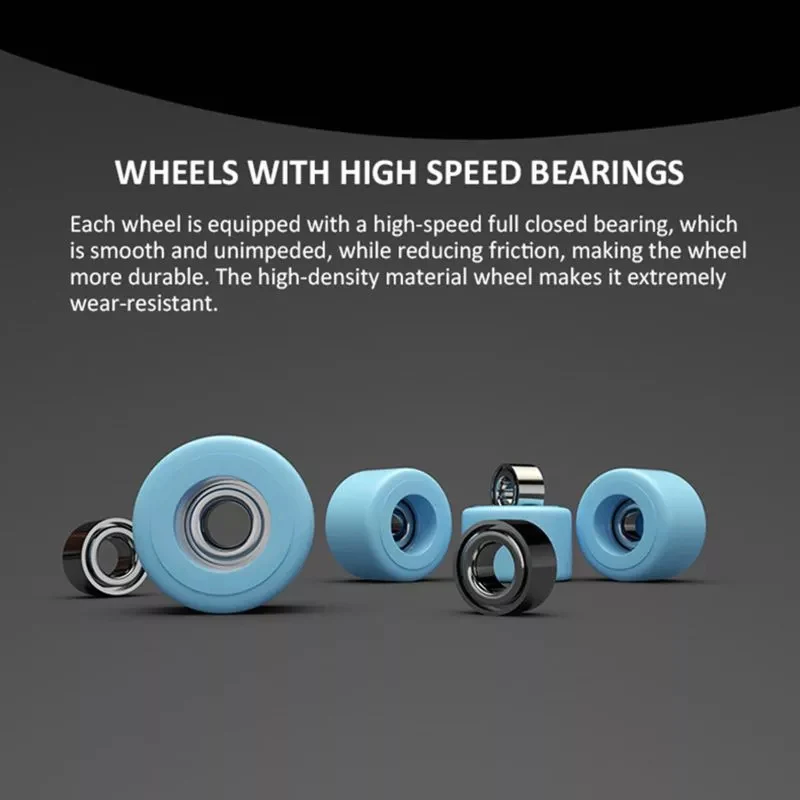 

2021 NEW Children's Educational Toys gift Finger Skate Board Wooden Fingerboard Toy Professional Stents Finger Skate Set