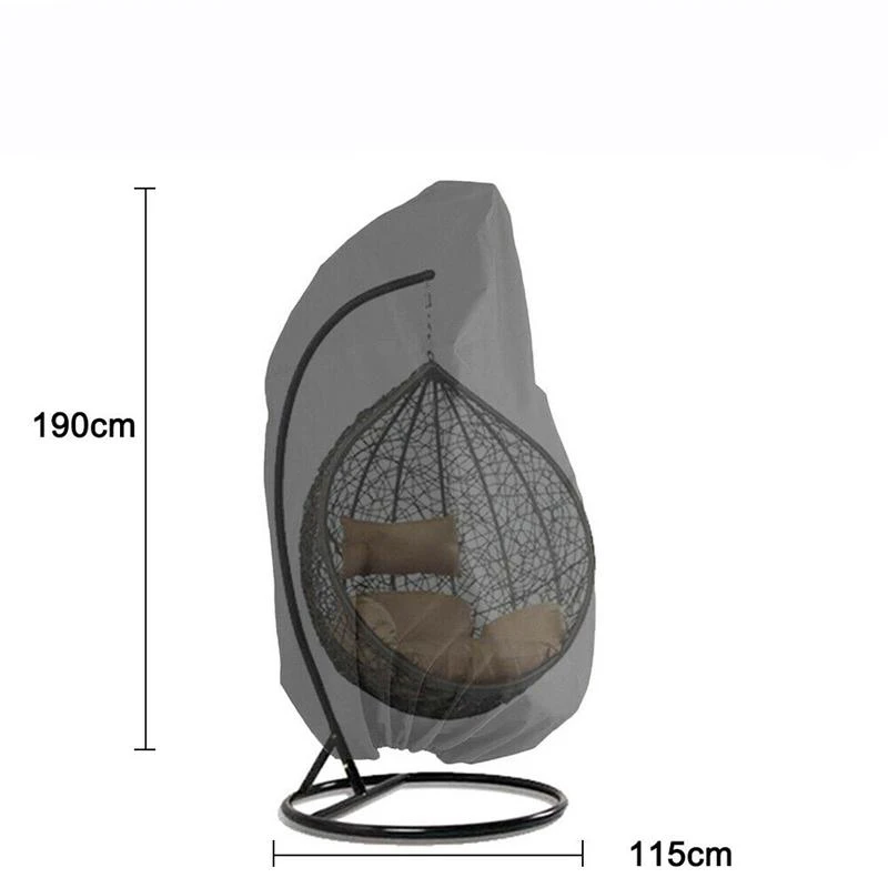 

Furniture Dust Cover Universal Polyester Swing Chair Cover UV-proof and Waterproof Outdoor