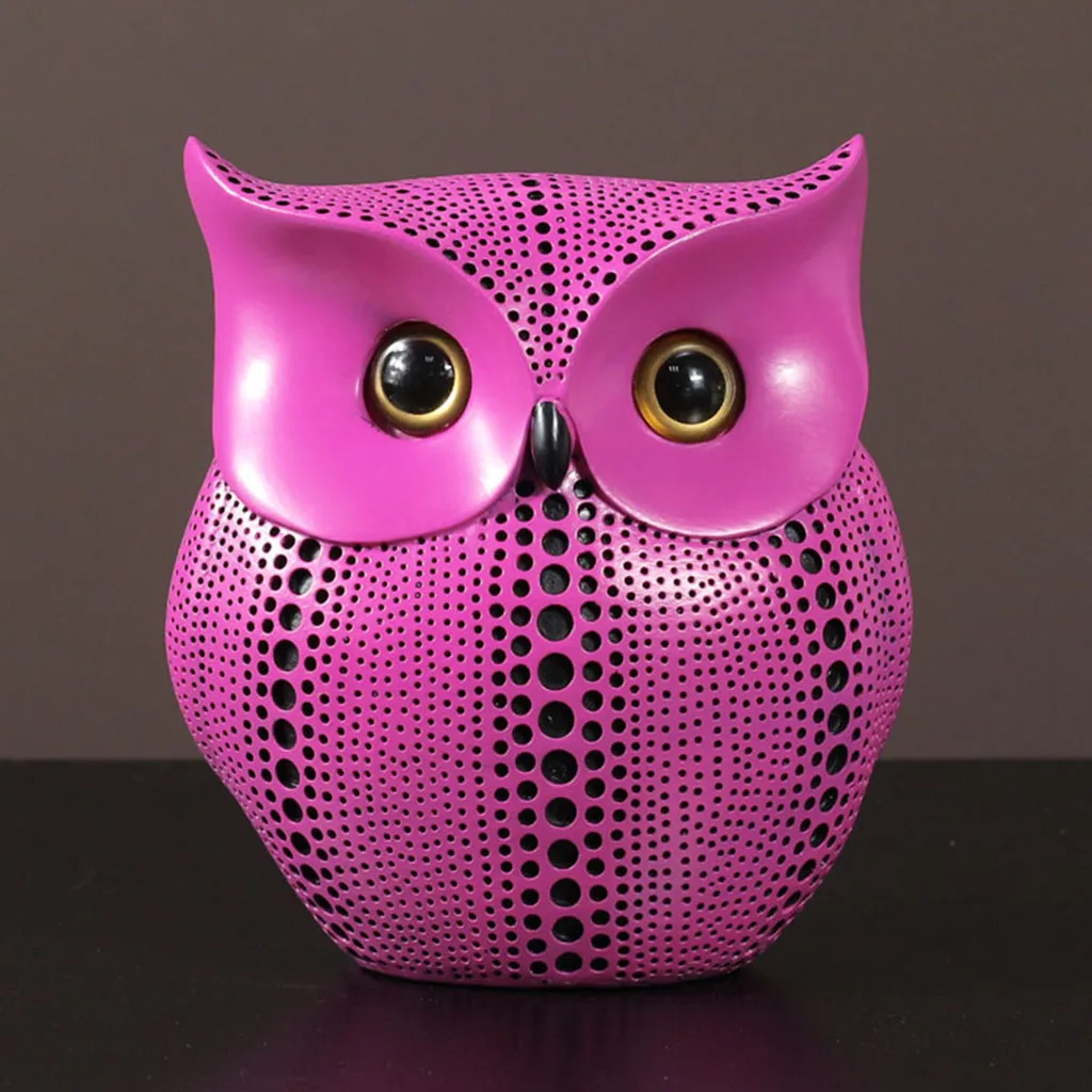 Статуя Совы из смолы домашний книжный шкаф для гостиной фигурки животных