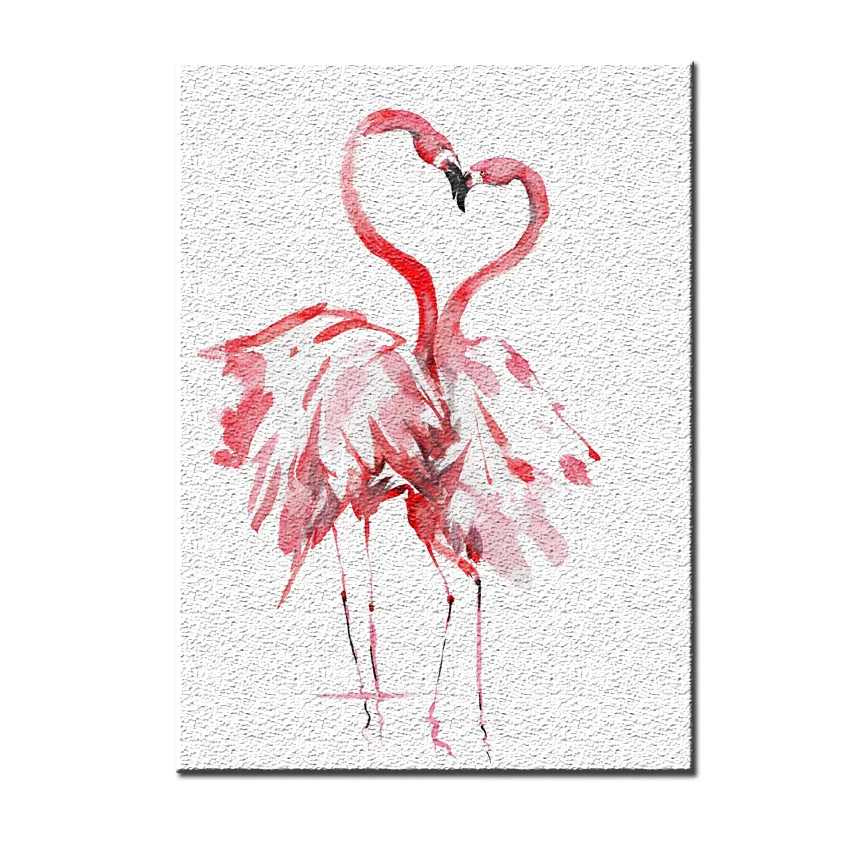 

Nordic Art Posters and Prints Girl Wall Art Canvas Painting Pictures For Living Room Animal birds Artwork Bedroom Decor