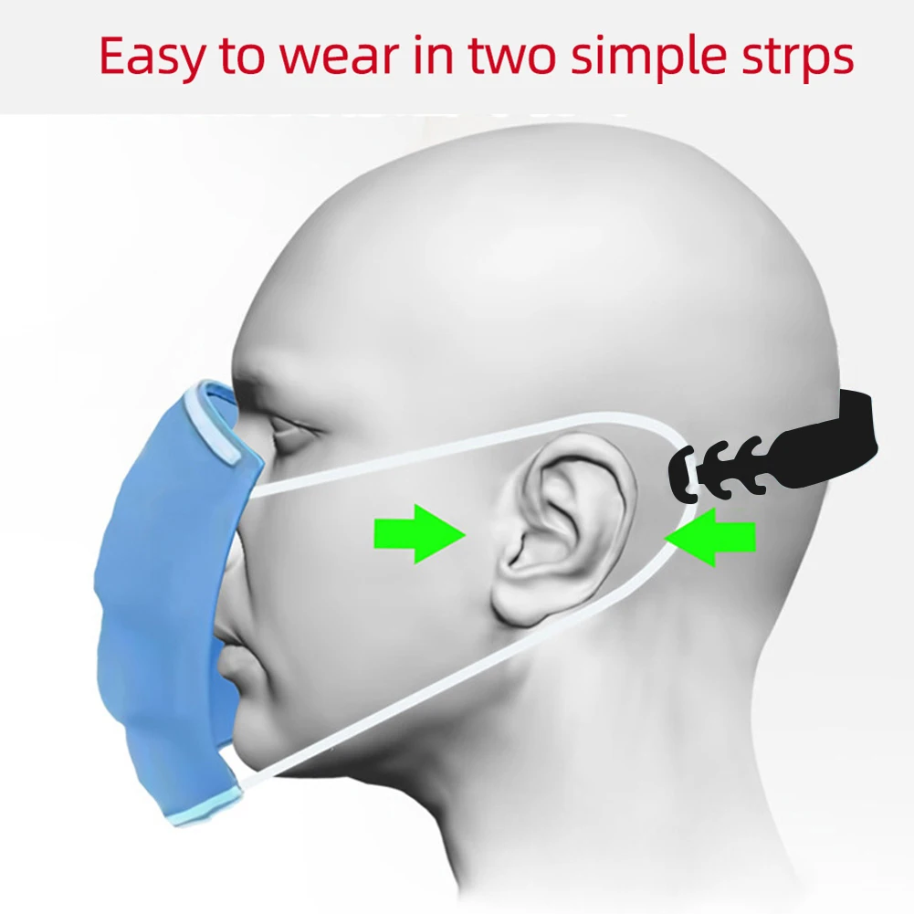10 шт. маска для лица ушные крючки держатель с пряжкой регулируемым ремешком ушей
