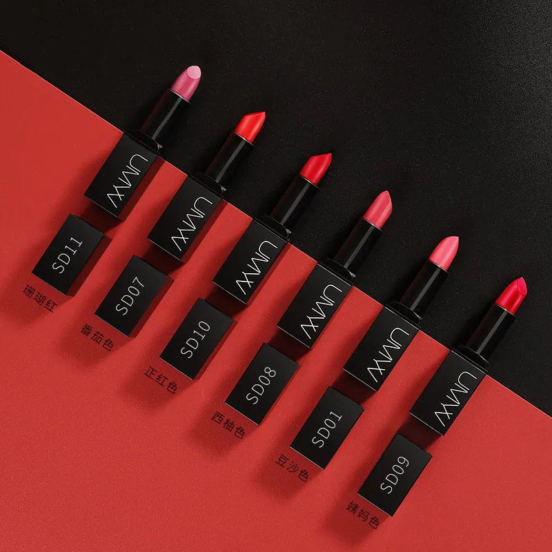 

Губная помада стойкого макияжа, не выцветает, легко наносится, увлажняющая, защита для губ, 1 шт., очаровательный блестящий