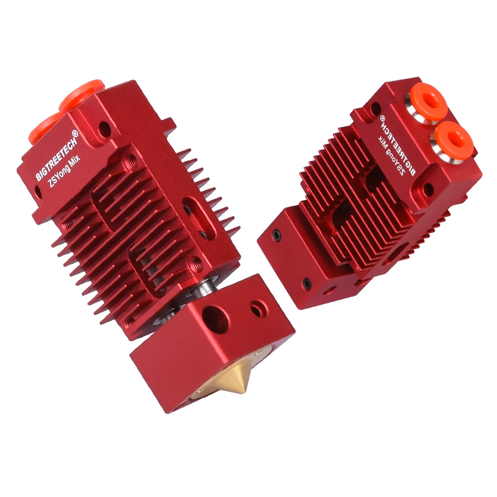 BIGTREETECH смешанные цвета 2 в 1 из Hotend двойной экструдер наборы DIY принт J head