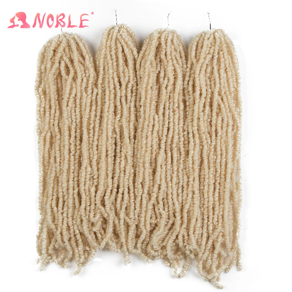 

Благородные звезды вязаные крючком волосы пушистые лоскуты весенние вязаные волосы 16 дюймов 4 шт./упак. блонд цвет синтетические плетения