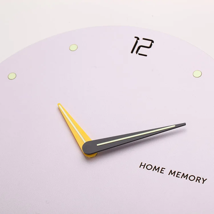 Акриловые круглые Настенные часы светящиеся простые кварцевые Гостиная